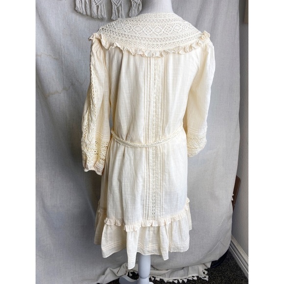 Cleobella Evie Taisha Mini Dress in Cream Size Small NWT - Picture 3 of 11